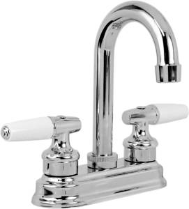 Mezcladora Lavabo De Bronce Tipo Bar Maneral Palanca 1/4 De Vuelta Cromada 21031 Fontanery