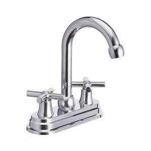 Mezcladora lavabo laton tipo bar maneral cruz 1/4 de vuelta cromada MLV009 Vianti