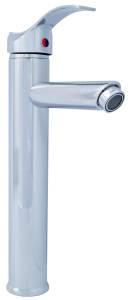 Mezcladora monomando lavabo laton tipo standard maneral palanca cromada 23MTL Rugo