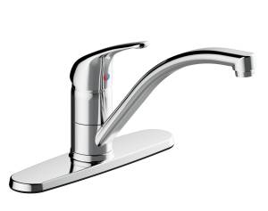 Mezcladora Monomando Para Fregadero Laton Tipo Standard Maneral Palanca Cromada Gfm400 Coflex