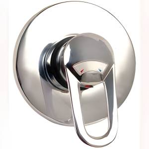 Mezcladora monomando para regadera laton maneral palanca cromada 34MC Rugo