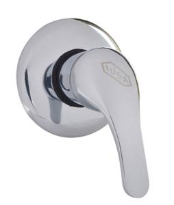 [616932] Mezcladora monomando para regadera PPR maneral palanca cromada Iusa