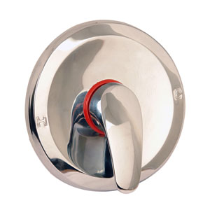 Mezcladora monomando para regadera y tina laton maneral palanca cromada 34MQ Rugo