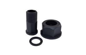 Niple medidor plastico 1/2" x 1" con empaque NMP25 CNX