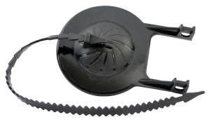 [P-B6026] Pera Sapo 2" Plastica Negra Con Cadena Plastica Econ Pb6026 Coflex