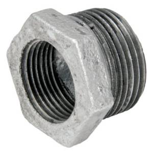 Reduccion bushing galvanizada 075x050mm 3" x 2" standard