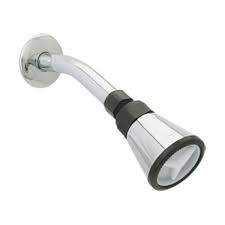 [14964ZN] Regadera Con Brazo Redonda 01" Plastica Cromada 33000 Fontanery