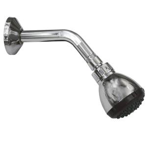 Regadera Con Brazo Redonda 02" Plastica Cromada Anti Regsbrv006 Vianti