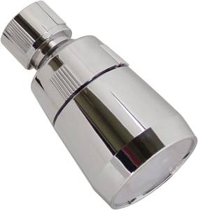 [5757ZN] Regadera sin brazo redonda 01" plastica cromada Italia 44I Rugo