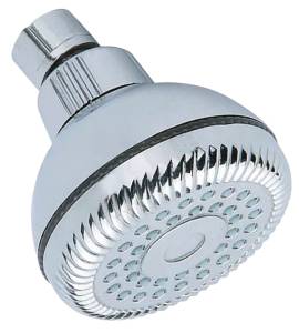 [REGSV-007] Regadera Sin Brazo Redonda 03" Plastica Cromada Antisarro Regsv007 Vianti
