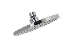 Regadera sin brazo redonda 08" plastica cromada antisarro Hiroshima 44HC