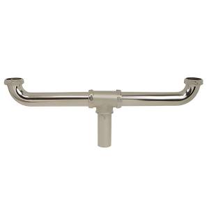 [8254ZN] Salida central para fregadero laton cromado 11e Rugo