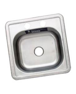 Tarja de acero inoxidable bar 38 x 38cm 10tb Rugo