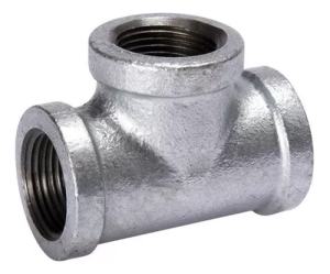Tee galvanizada 038mm 1-1/2" standard