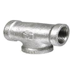 Tee galvanizada reducida 019x013mm 3/4" x 1/2" standard