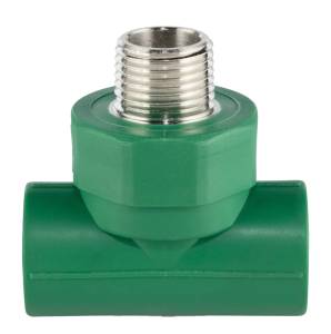 Tee PPR exterior 1/2" Iusa/Aquaplas