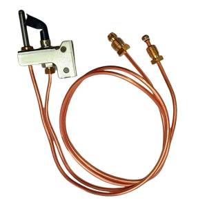 [50302040343] Termopar piloto y tubo quemador Venturi gas lp Cinsa