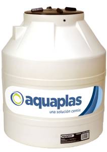 Tinaco tricapa beige 1100lts con accesorios sin filtro Aquaplas