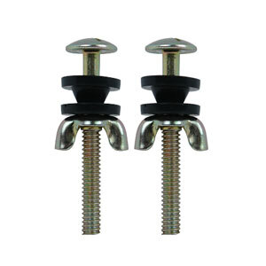 [61FT] Tornillo Acoplar Para Sanitario Fierro Tropicalizado Con 2Pz 5/16" 61Ft Rugo