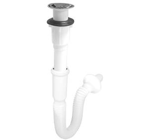 [9770 / 2937M] Trampa Para Lavabo Flexible Pvc Blanca 9770 Fama
