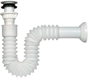 [8269ZN] Trampa Para Lavabo Flexible Sin Registro Polipropileno 28Ptf Rugo