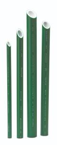 Tubo verde ppr 16 020mm 1/2" 4mts Tuboplus