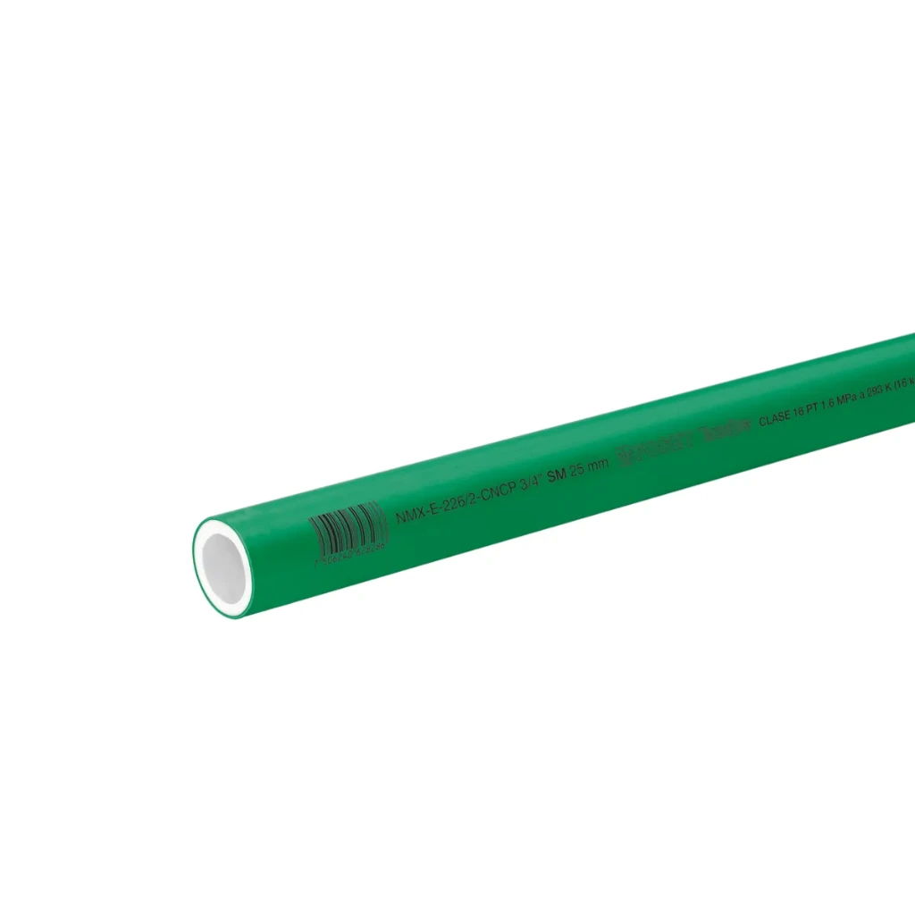 [223799 / 49898] Tubo verde PPR 16 025mm 3/4" 4mts Iusaplus
