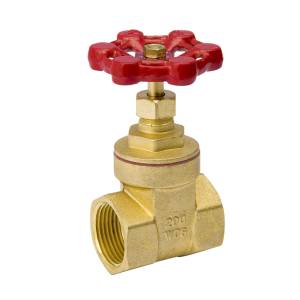 Valvula compuerta roscable laton 006mm 1/4 200lbs B&K