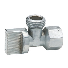 Valvula control angular 1/2" x 1/2" laton 1/4 de vuelta barril con ctr 3401CVB