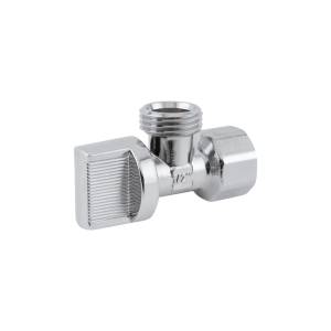[284430ZN] Valvula control angular 1/2" x 1/2" laton 1/4 de vuelta Dica
