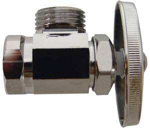 Valvula control angular 1/2" x 1/2" laton IP100 Coflex