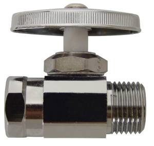 [IP-102] Valvula control recta 1/2" x 1/2" estopera laton Coflex