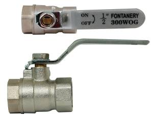 [62005] Valvula esfera roscable 013mm 1/2" laton 300lbs 62005 Fontanery