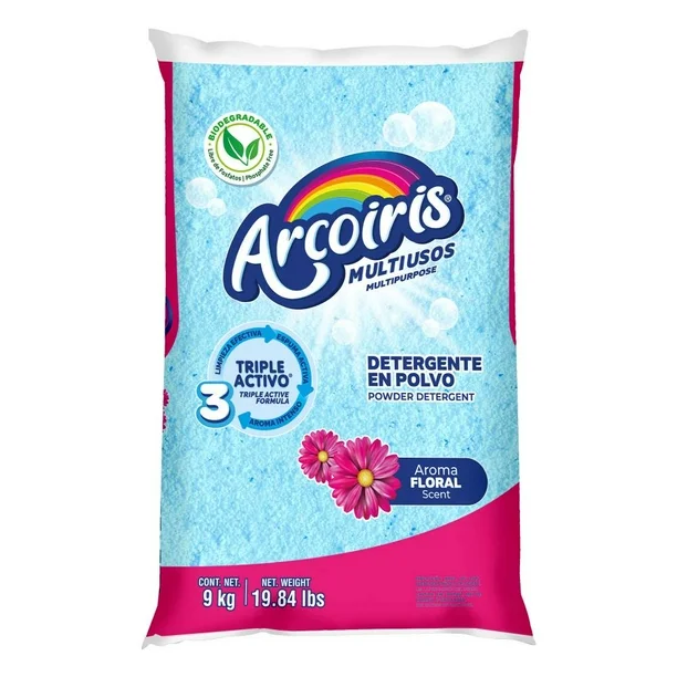DETERGENTE 9 KGS ARCOIRIS