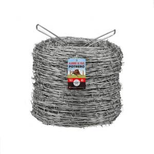 [72100301 / 44885] Alambre de puas calibre 12.5 30.0kg 300mt Potrero Ac Nacionales