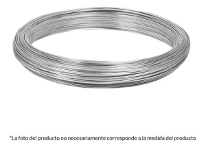 [31041-37772 / 44469] Alambre galvanizado calibre 20 1.0 kg Ac Nacionales