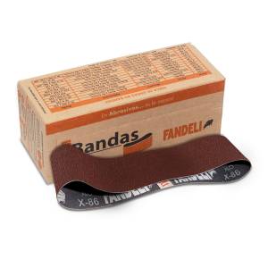 [6280] Banda de lija X-86 grado 100 3" x 21" Fandeli