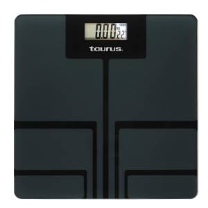 [OBELIX 3000] Bascula Digital Para Baño 27 X 27 Cm 180Kg Taurus