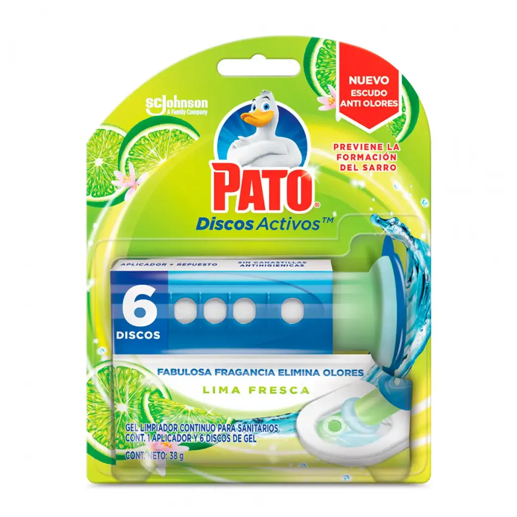 PATO DISCOS ACTIVOS 36ML-pieza(tubo)c/6discos
