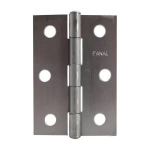 Bisagra alargada ligera perno remachado sin tornillos 2-1/2" pulida Fanal