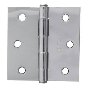 [7247] Bisagra cuadrada ligera perno suelto con tornillos 3" galvanizada Dexter