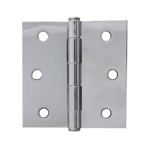 Bisagra Cuadrada Ligera Perno Suelto Sin Tornillos 3" Pulida Dexter