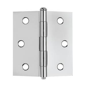 [21A300] Bisagra cuadrada reforzada perno suelto sin tornillos 3" pulida Fanal