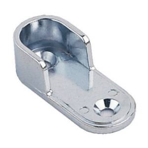 [14324 / 4324] Brida Para Tubo Ovalado Cromado Con Tornillos Handy Home