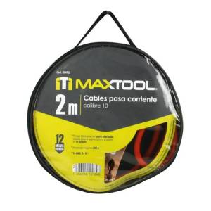 Cables Pasa Corriente 2 Mts Calibre 10 Aksi