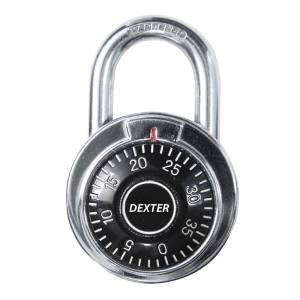 Candado Acero 50Mm Comb Disco Gancho Corto Dexter