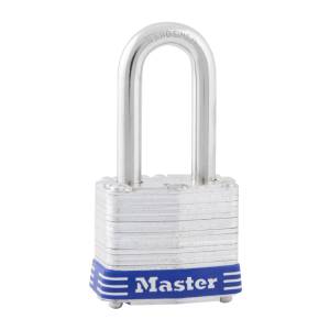 Candado Laminado 51Mm Llave Tradicional Gancho Largo Master Lock