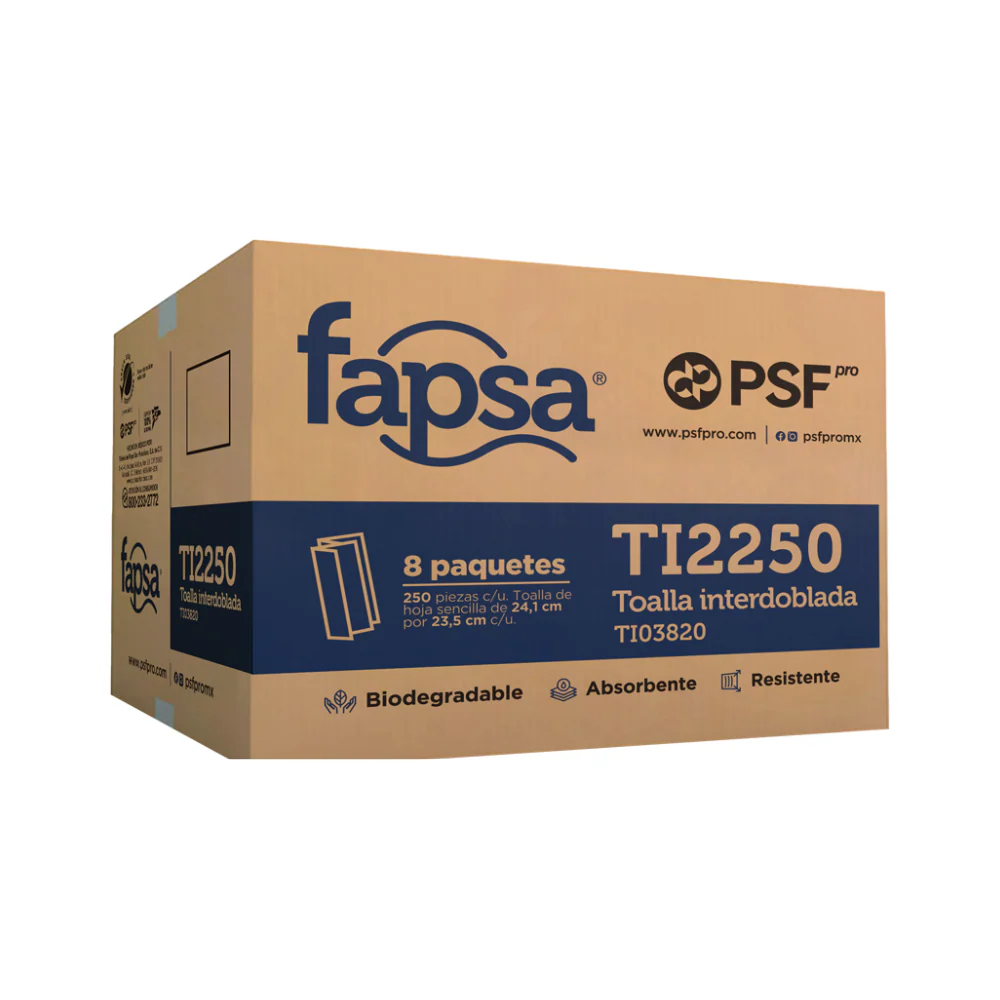 [502001] Toalla Interd Fapsa Ti2250 Blanca 8