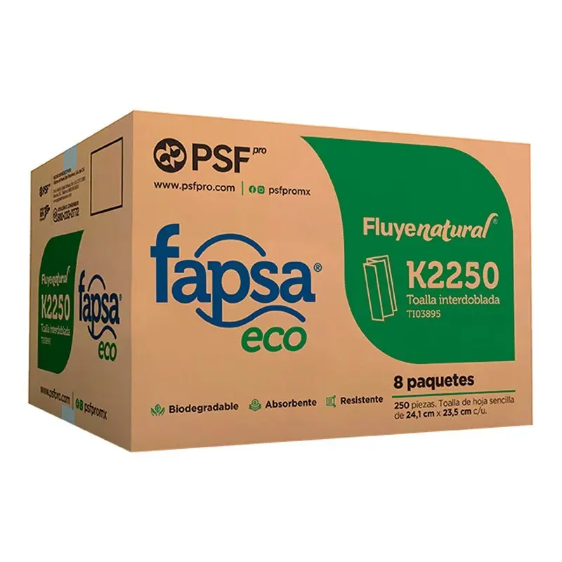 TOALLA K2250 NATURAL INTER.FAPSA C/