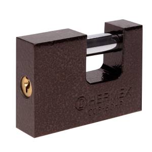 Candado metalico 60mm llave tradicional antipalanca arena Hermex